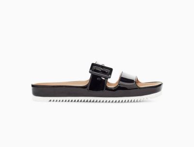 UGG Cooper Womens Slides Black - AU 371BS